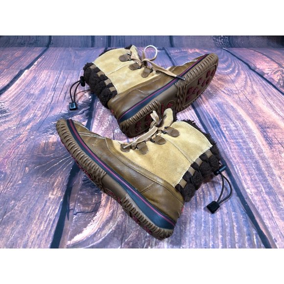 Pajar Canada Brown Lined Winter Snow Boots Womens 39 / 8-8.5 (v7k) - Picture 6 of 12